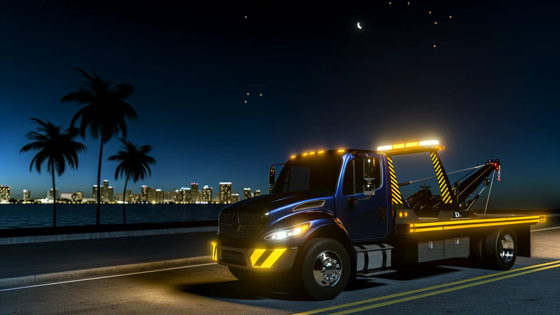 Gruero de Miami 24/7 para remolque y asistencia vial